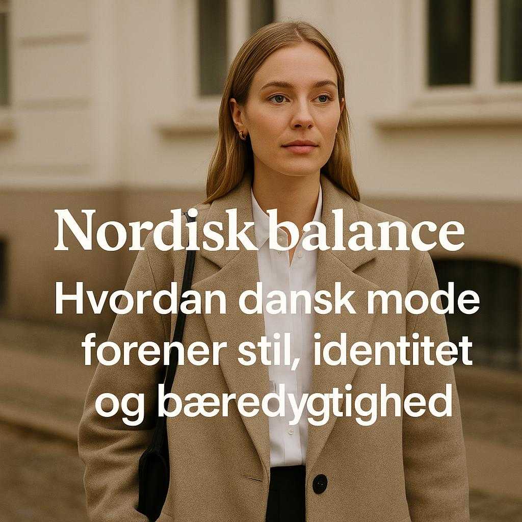 Nordisk balance: Hvordan dansk mode forener stil, identitet og bæredygtighed