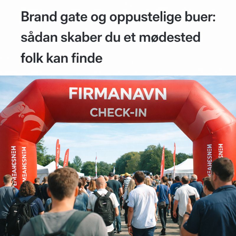 Brand gate og oppustelige buer: sådan skaber du et mødested folk kan finde