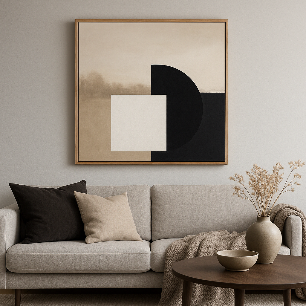 Kunstplakater til stuen: sådan vælger du motiv ud fra lys, farver og møbler